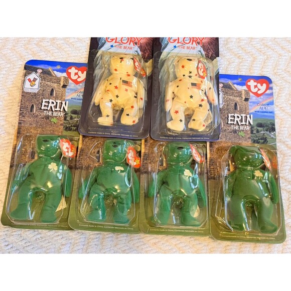 TY BEANIE BABIES MCDONALDS INTERNATIONAL BEARS SET OF 6 1999 NEW SEALED - Picture 8 of 10